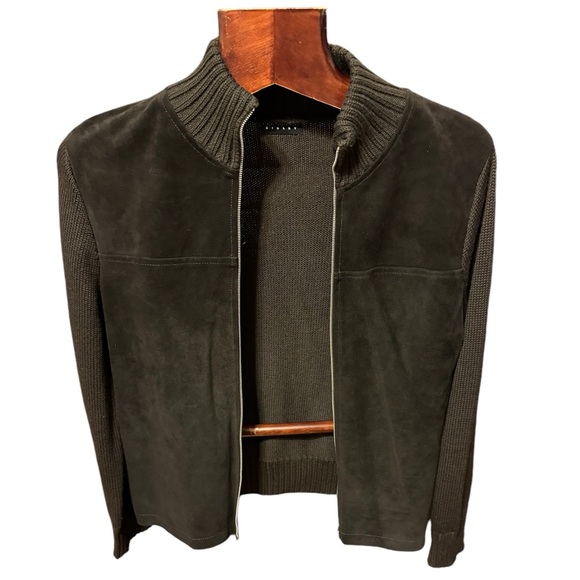 Sisley Italy leather jacket in like new condition size M - Picture 1 of 12